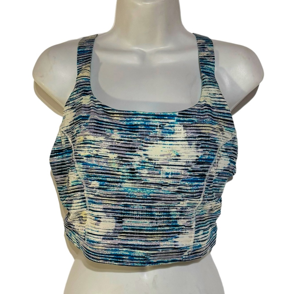 LULULEMON BLURRED BELLE PRACTICE SPORTS BRA 10